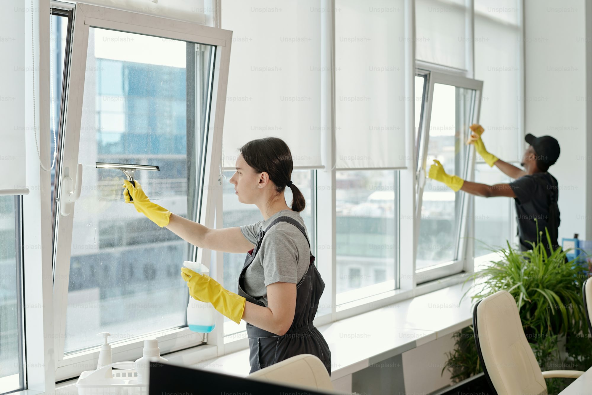 I will clean offices shops and commercial spaces