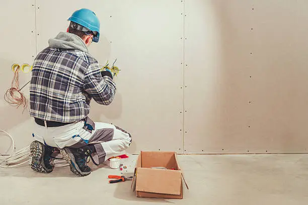I will hang drywall sheets on walls and ceilings